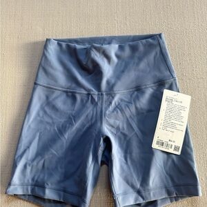 lululemon athletica Women's Wunder Train shorts 6” Athletic Shorts in Blue